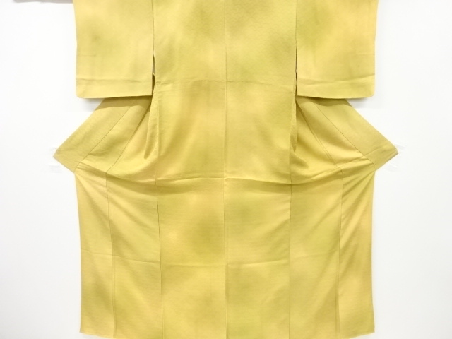 JAPANESE KIMONO / VINTAGE TSUKESAGE IROMUJI KIMONO / WOVEN FOLDING FAN PATTERN